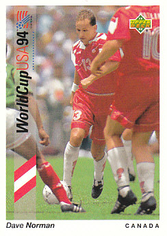 Dave Norman Canada Upper Deck World Cup 1994 Preview Eng/Spa #50